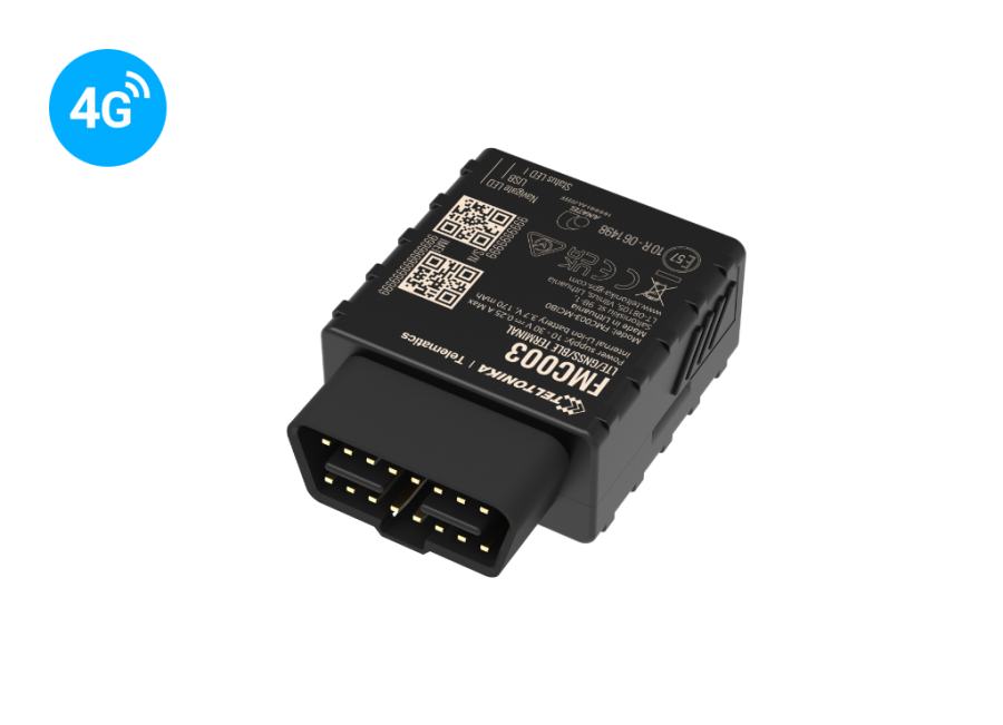 TELTONIKA FMC003 GPS obd2 nyomkövető 4g lte fmc003, obdii, gps, nyomkövető, nyomkövetés
