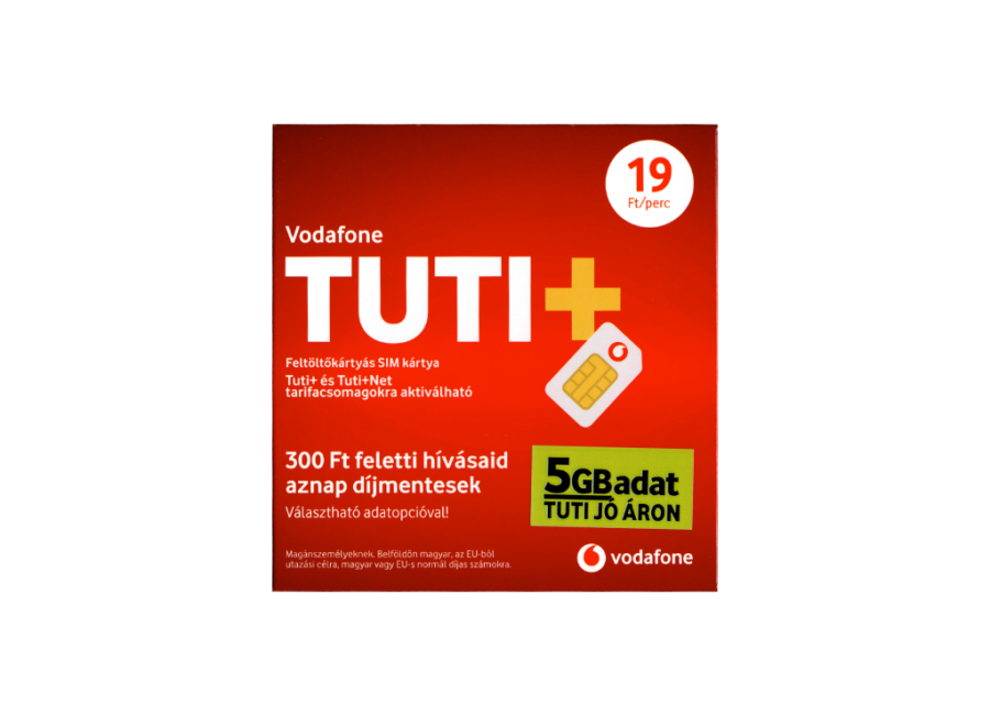  v4  VODAFONE pre tuti plus instant sim csomag